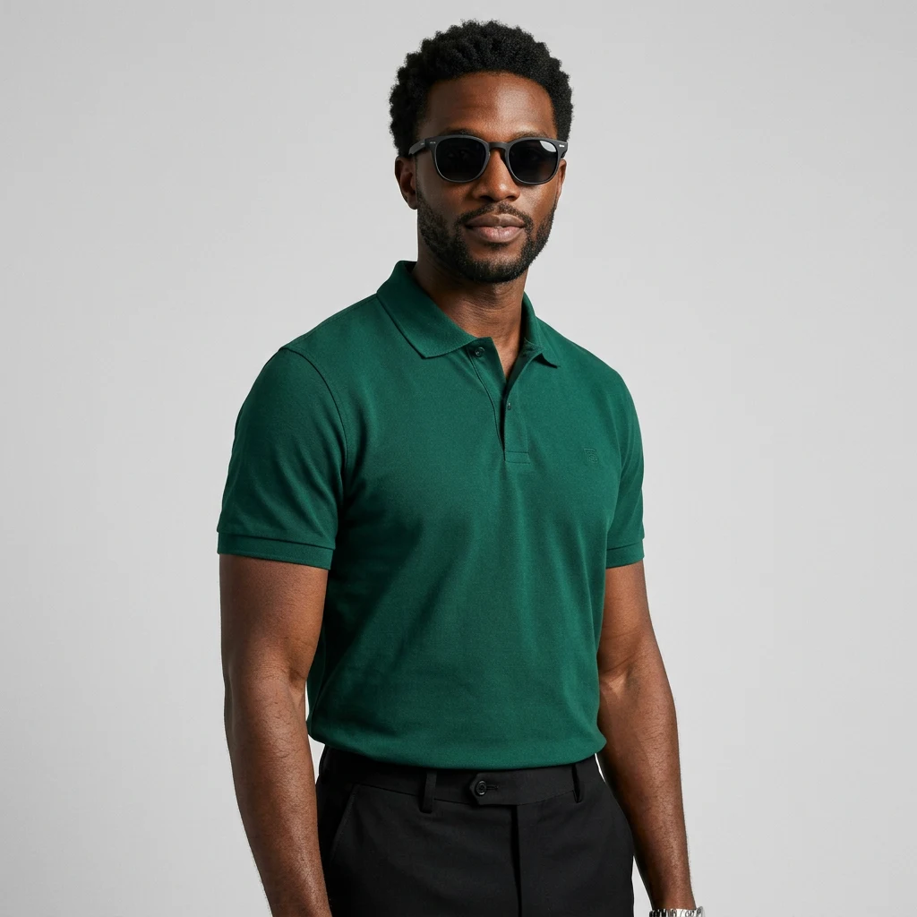 Polo vert émeraude